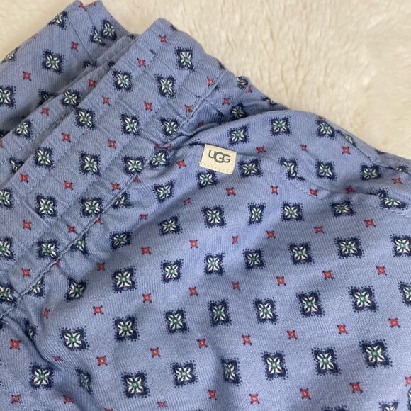 NEW UGG Steiner men’s loungewear set box pats & top gray blue size Medium - Picture 8 of 11